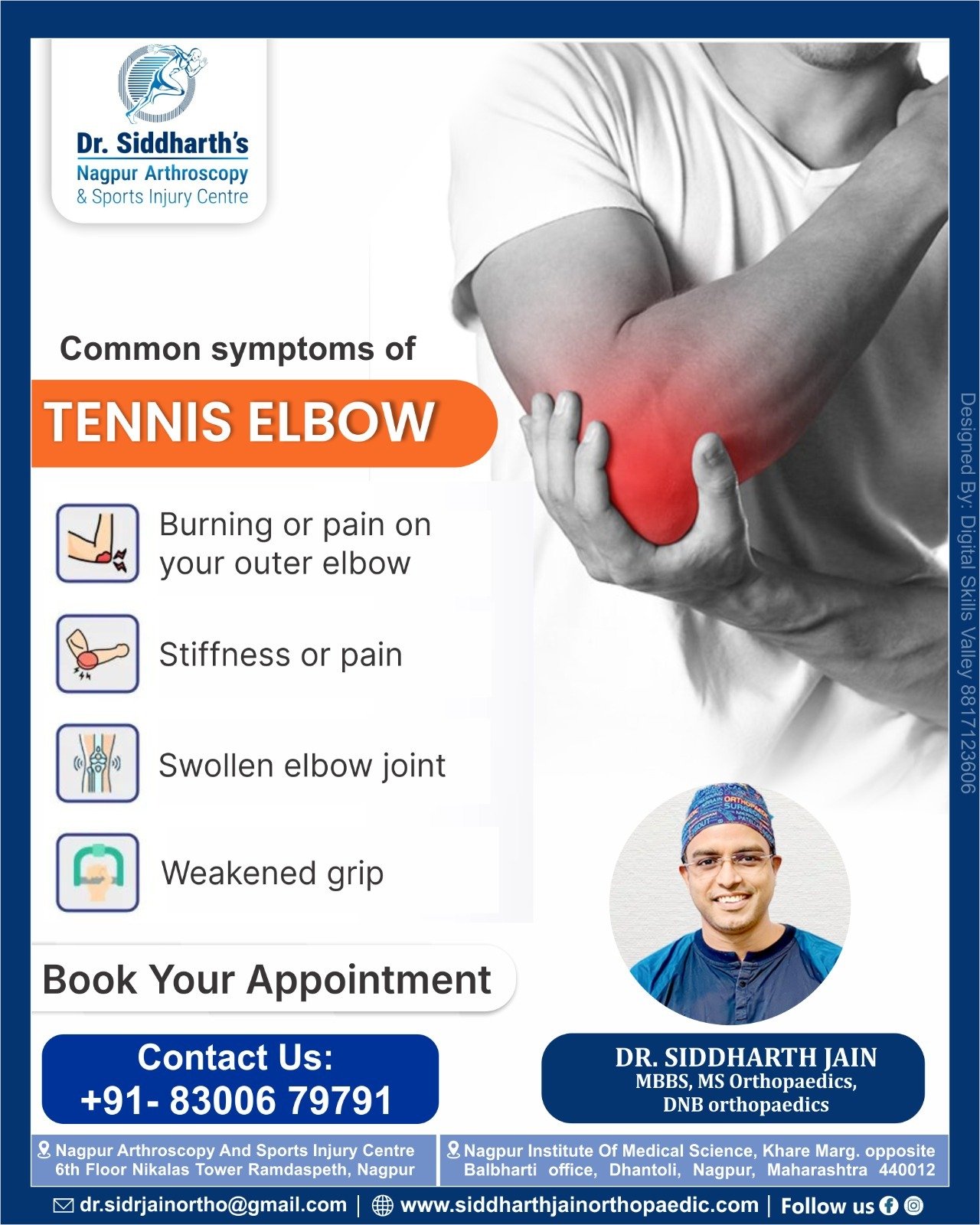 Tennis Elbow: Symptoms, Treatment | Dr. Siddharth Jain